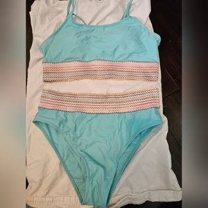 High waisted bikini set